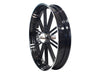 26in. x 3.75in. BKO/Breakout Replica Wheel - Black Anodize, Polished Rim Edge, Chrome Hub Kit. Fits Breakout 2013up.