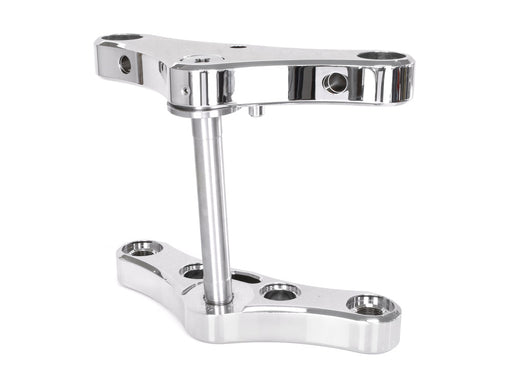 3 Degree Raked 39mm Wide Glide Conversion Triple Tree Kit - Chrome. Fits Sportster 1988-2003, FXR 1988-1994 & Dyna 1991-2005.