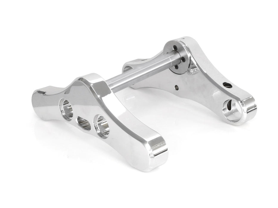 3 Degree Raked 39mm Wide Glide Conversion Triple Tree Kit - Chrome. Fits Sportster 1988-2003, FXR 1988-1994 & Dyna 1991-2005.