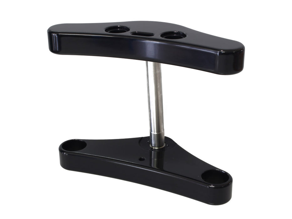 6 Degree Raked Triple Tree Kit - Black. Fits FX Softail 1984-2017 & Dyna Wide Glide 1993-2005.