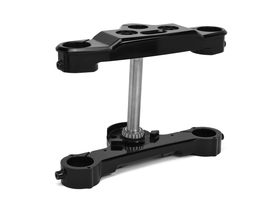 4 Degree Raked Triple Tree Kit - Black. Fits Fat Boy 2018up with 21in. or 23in. Wheel Upgrade.