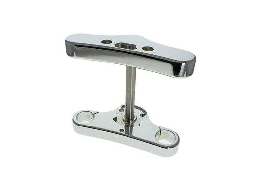 3 Degree Raked Mid Glide Triple Tree Kit - Chrome. Fits Softail Street Bob & Softail Standard 2018up