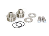 5 Degree Raked Mid Glide Triple Tree Kit - Chrome. Fits M8 Street Bob & Softail Standard with 23in. Wheel Conversion