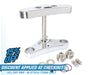 5 Degree Raked Mid Glide Triple Tree Kit - Chrome. Fits M8 Street Bob & Softail Standard with 23in. Wheel Conversion