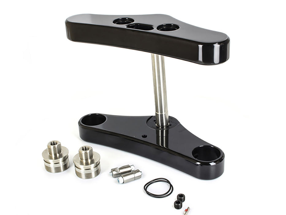 3 Degree Raked Wide Glide Triple Tree Kit - Black. Fits Breakout 2013-2017.