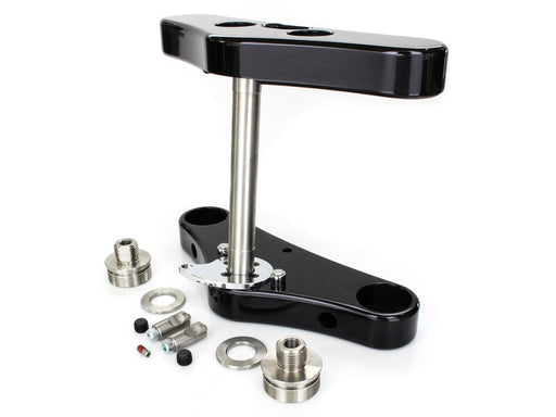 5 Degree Raked Wide Glide Triple Tree Kit - Black. Fits Dyna 2006-2011 & Dyna Wide Glide 2006-2017 with 23in. Wheel Upgrade.