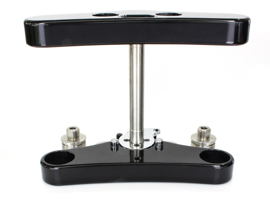 5 Degree Raked Wide Glide Triple Tree Kit - Black. Fits Dyna 2006-2011 & Dyna Wide Glide 2006-2017 with 23in. Wheel Upgrade.