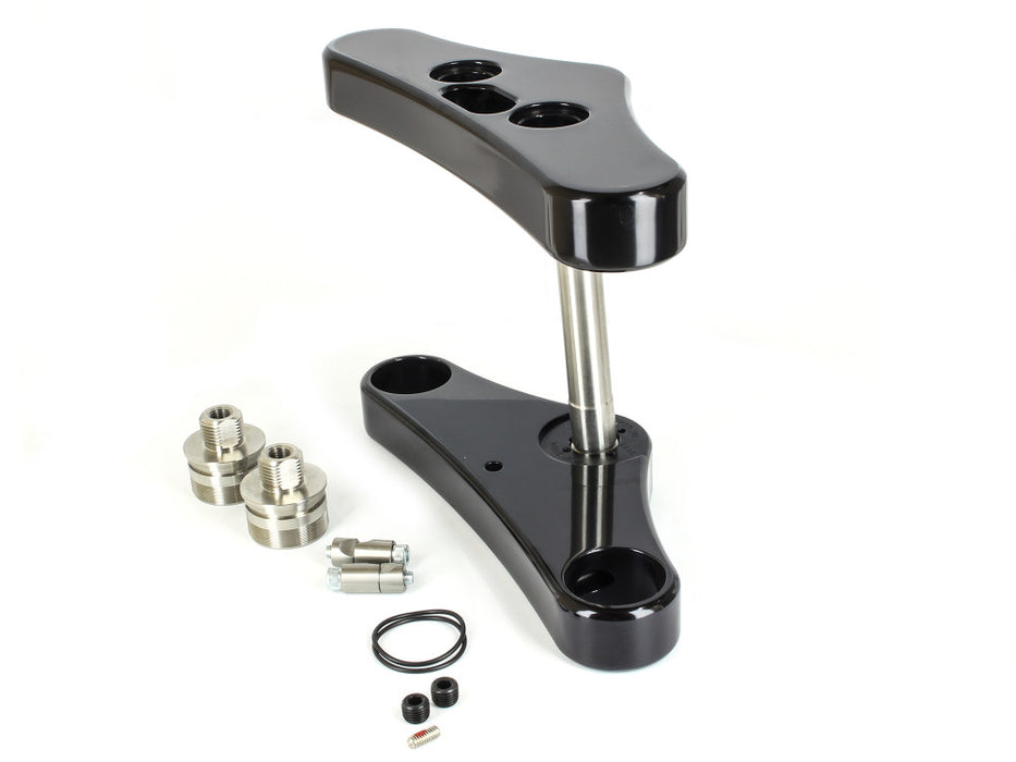 5 Degree Raked Wide Glide Triple Tree Kit - Black. Fits Breakout 2013-2017 with 23in. Wheel Conversion.