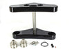 5 Degree Raked Wide Glide Triple Tree Kit - Black. Fits Breakout 2013-2017 with 23in. Wheel Conversion.