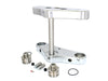 3 Degree Raked Wide Glide Conversion Triple Tree Kit - Chrome. Fits Rocker 2008-2010.