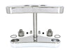 3 Degree Raked Wide Glide Conversion Triple Tree Kit - Chrome. Fits Rocker 2008-2010.