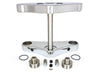 3 Degree Raked Wide Glide Triple Tree Kit - Chrome. Fits Breakout 2013-2017.