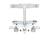 5 Degree Raked Wide Glide Conversion Triple Tree Kit - Chrome. Fits Rocker 2008-2010 with 23in. Wheel Conversion.