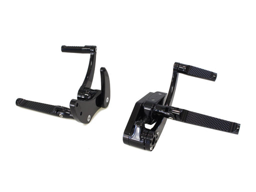 Forward Controls - Knurled - Black. Fits Softail 2018up. Length Adjustable.