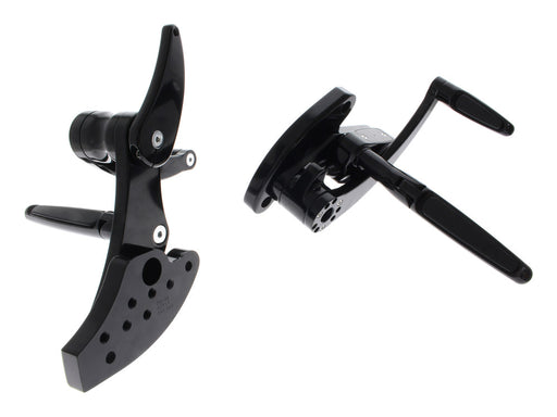 Forward Controls - Rubber Inlay - Black. Fits Softail 2018up. Length Adjustable.