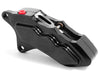 Left Hand Front 6 Piston Caliper - Black. Fits most Big Twin 1984-1999 & Sportster 1984-1999 Models with 11.5in. Disc Rotor.