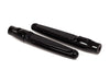 Folding Rear Footpegs with Rubber - Black.