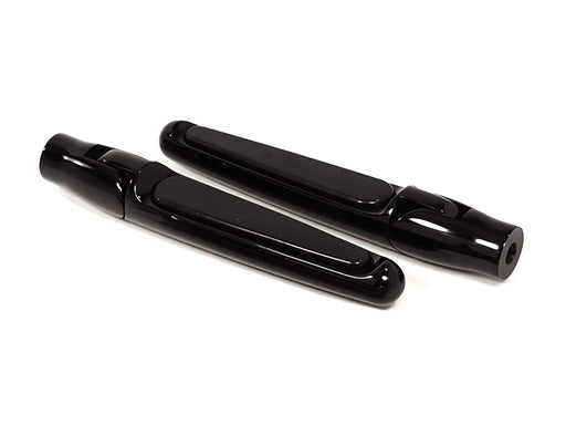 Folding Rear Footpegs with Rubber - Black.