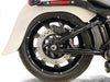Right Hand Rear 4 Piston Caliper & Mounting Bracket - Black. Fits Softail 2018up