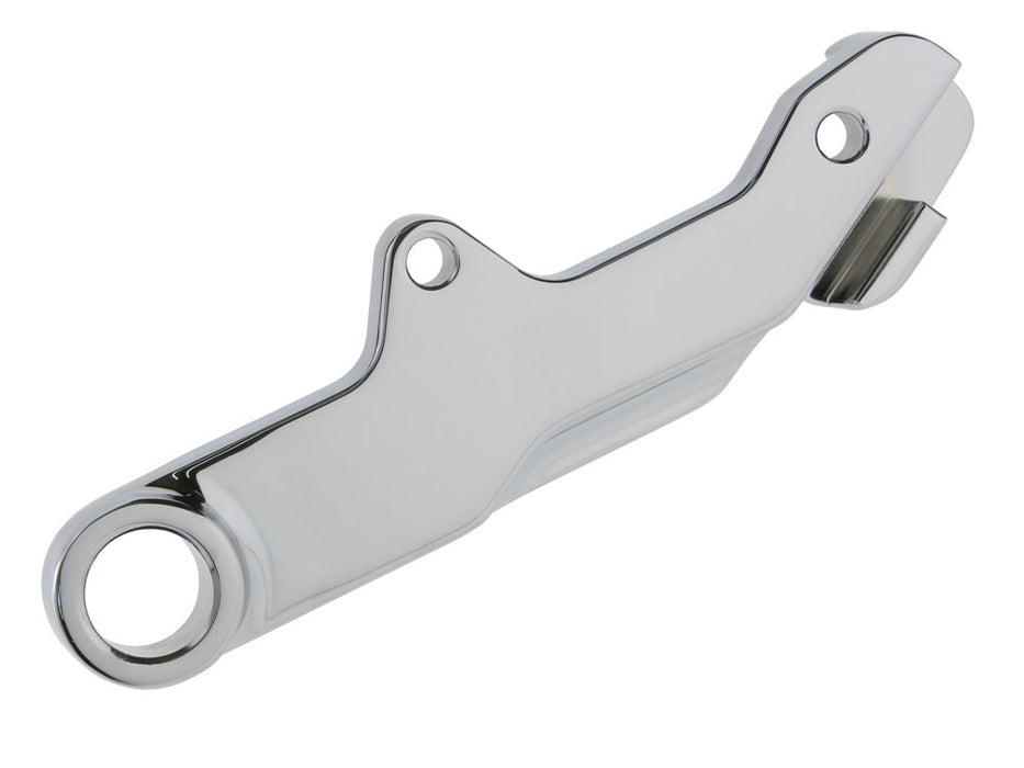 Right Hand Rear 4 Piston Caliper & Mounting Bracket - Chrome. Fits FL Softail 2008-2017 Models with 150mm Tyre.