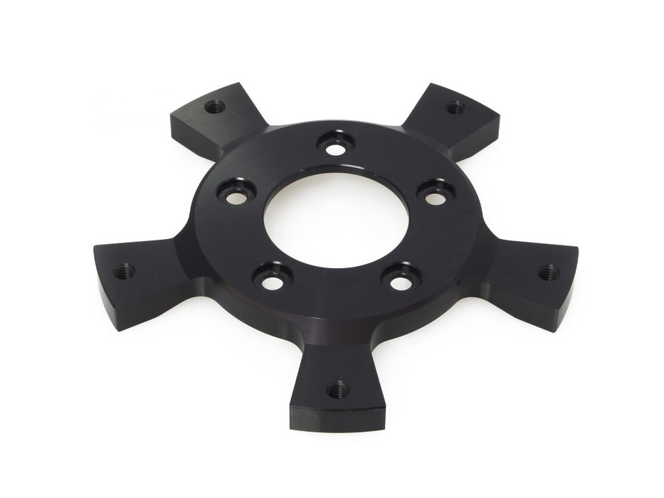 Rotor Adaptor. Adapts OEM Five Spoke Mount Rotors on to Hub Mount Rotor Wheels - Black. Fits Most Touring 2014-2023