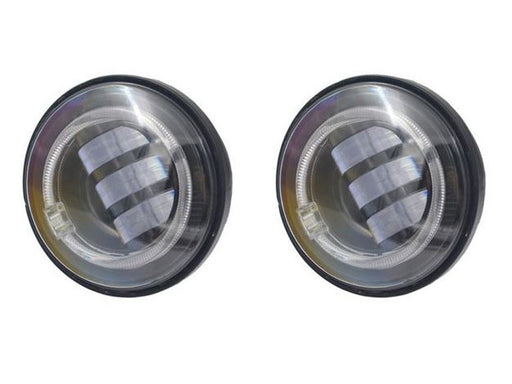 4-1/2in. LED Passing Lamp Inserts - Black.