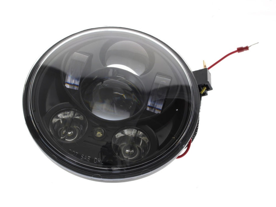 HOGLIGHTS 5-3/4in. LED HeadLight Insert With Parker - Black. Fits Most H-D With 5-3/4in. Headlight. Will Not Fit M8 Softail Models