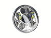 5-3/4in. LED HeadLight Insert - Chrome. Fits H-D Street 500 (XG500), Street 750 (XG750) & Indian Scout, Scout Sixty, Scout Bobber with 5-3/4in. Headlight.