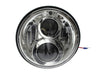 7in. LED HeadLight Insert with Parker - Chrome. Fits Most H-D, Indian Chief Classic & Dark Horse Models with 7in. Headlight.