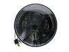 7in. 80w LED HeadLight Insert with Halo - Black. Fits Most H-D, Indian Chief Classic & Dark Horse Models with 7in. Headlight.