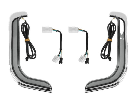 FusionFX Lower Fairing LED Lights - Black. Fits Touring 1998-2013 with Lower Fairing