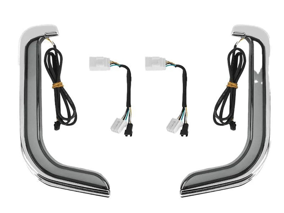 FusionFX Lower Fairing LED Lights - Black. Fits Touring 1998-2013 with Lower Fairing