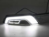 FusionFX LED DRL Windshield Trim with Amber Turn, White Run & Smoke Lens - Chrome. Fits Touring 2014-2023