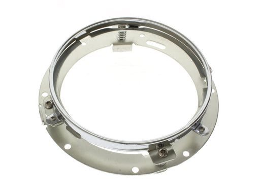 7in. Headlamp Insert Adaptor Bracket - Chrome. Fits All 2013 earlier Touring & all FreightTrain Nacelle.