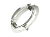 7in. Headlamp Insert Adaptor Bracket - Chrome. Fits All 2013 earlier Touring & all FreightTrain Nacelle.