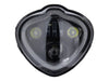 LED Headlight Insert - Black. Fits Kawasaki Vulcan S 2015up.