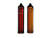 LED CVO Taillight Panels - Red Run/Brake, Amber Turn, Smoke Lenses. Fits CVO Touring 2014up.