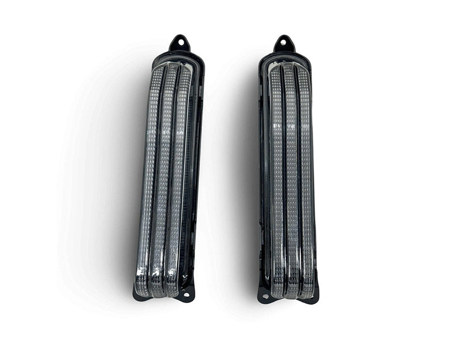 LED CVO Taillight Panels - Red Run/Brake, Amber Turn, Smoke Lenses. Fits CVO Touring 2014up.