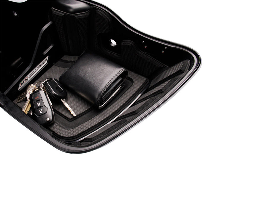 Ryt-There Saddle Bag Shelf - Grey. Fits Touring 2014up Left & Right Bags.
