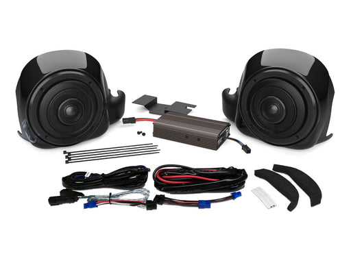 Wild Boar, 300 Watt Amp x 2 Speaker Lower Fairing Kit. Fits Limited Ultra Classic & Tri Glide Ultra 2014-2023 with Fairing Lowers