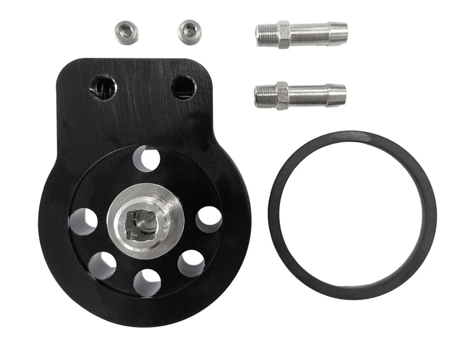 Oil Cooler Adaptor with By-pass. Fits Air Cooled Milwaukee-Eight 2018up