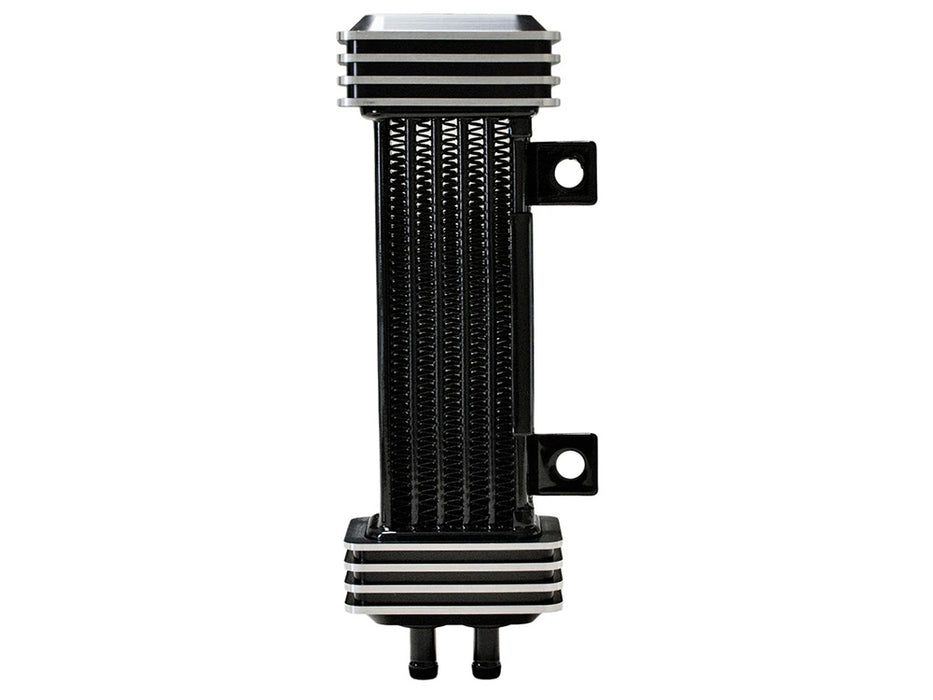 6-Row Vertical Deluxe Oil Cooler Kit. Fits Softail 2018up