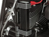 6-Row Vertical Deluxe Oil Cooler Kit. Fits Softail 2018up
