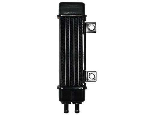 6-Row Vertical Slimline Oil Cooler Kit. Fits Softail 2018up