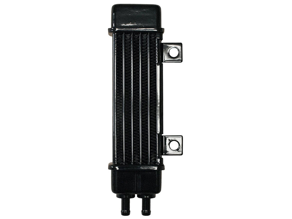 6-Row Vertical Slimline Oil Cooler Kit. Fits Softail 2018up