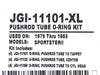 Push Rod Tube O'Ring Kit. Fits Sportster 1979-1985.