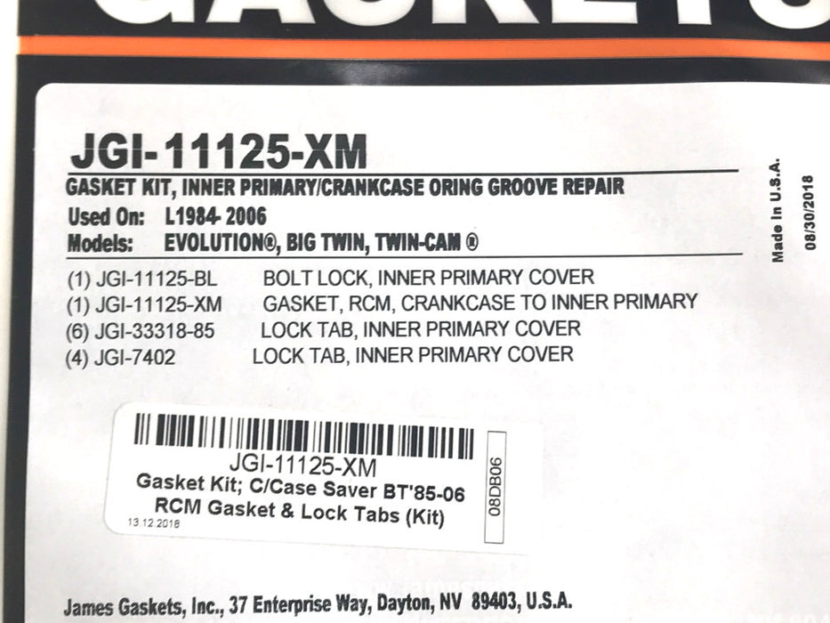 Crank Case Saver Gasket Kit. Fits Big Twin 1985-2006.