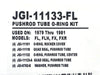 Push Rod Tube O'Ring Kit. Fits Big Twin Late 1979-Early 1984.