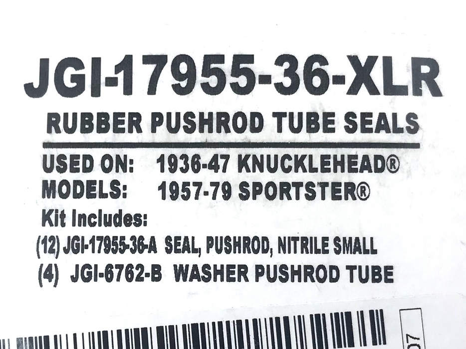 Push Rod Cover Seal Kit. Fits Sportster 1957-1979 & Big Twin 1936-1947.