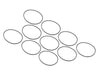 Derby Cover O'Ring - Pack of 10. Fits Sportster 1994-2021.